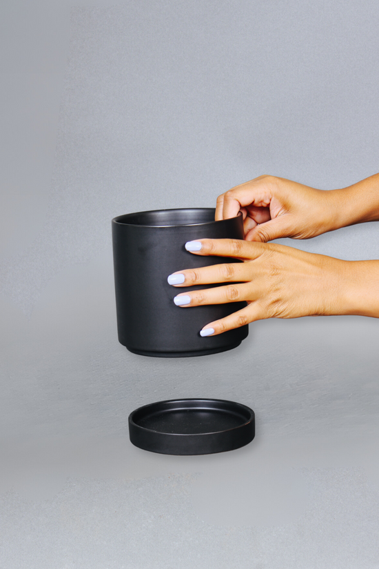 Matte Black Planter